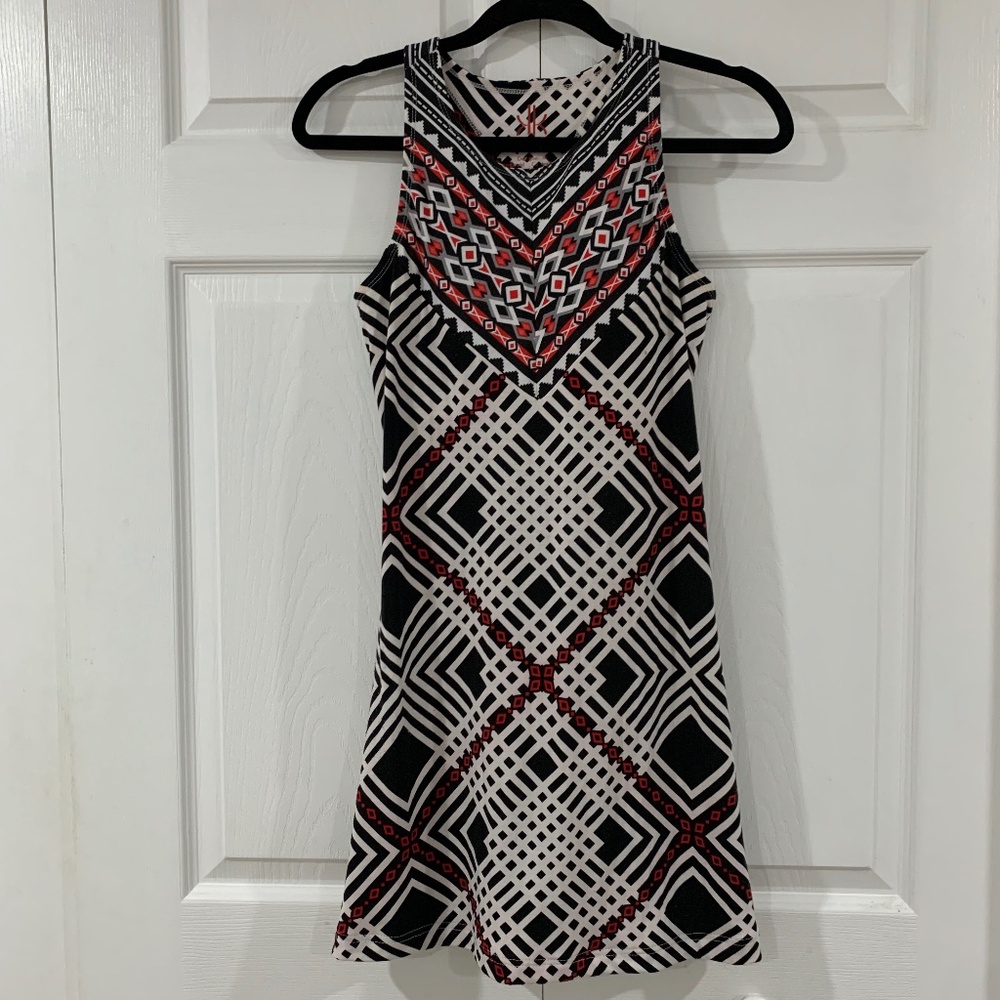 Krimson Klover Aztec/Tribal Print Exercise Athletic Dress